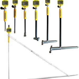 Precision digital bore gauge with carbide tips